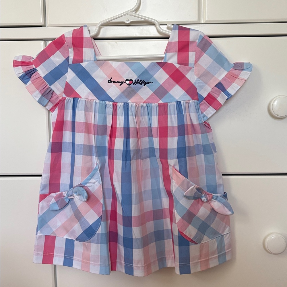 Tommy Hilfiger Checkered Toddler Girl Top